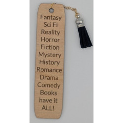 Engraved Wooden Bookmarks