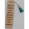 Engraved Wooden Bookmarks
