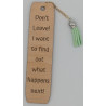 Engraved Wooden Bookmarks