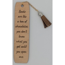 Engraved Wooden Bookmarks