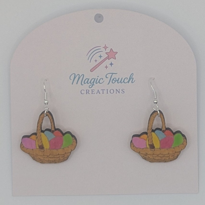 Easter Basket Earrings