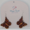 Light Stained Butterfly Earrings | Elegant & Delicate Jewelry