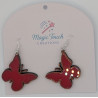Light Stained Butterfly Earrings | Elegant & Delicate Jewelry