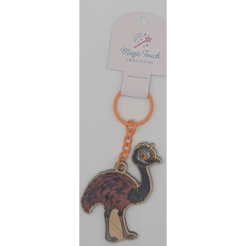 Emu Keyring | Cute & Quirky Australian Animal Accessory