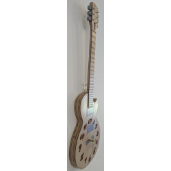 Electric Guitar Wall Clock | Handmade Laser Cut Wooden Electric Guitar Clock | Music Wall Décor
