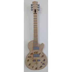 Electric Guitar Wall Clock | Handmade Laser Cut Wooden Electric Guitar Clock | Music Wall Décor