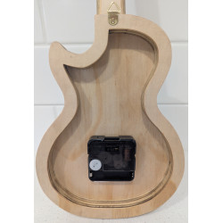 Electric Guitar Wall Clock | Handmade Laser Cut Wooden Electric Guitar Clock | Music Wall Décor