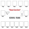 Personalised School Years Picture Frame | Prep to Year 12 Keepsake