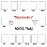 Personalised School Years Picture Frame | Prep to Year 12 Keepsake