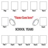 Personalised School Years Picture Frame | Prep to Year 12 Keepsake