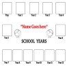 Personalised School Years Picture Frame | Prep to Year 12 Keepsake