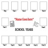 Personalised School Years Picture Frame | Prep to Year 12 Keepsake