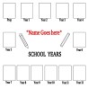 Personalised School Years Picture Frame | Prep to Year 12 Keepsake