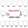 Personalised School Years Picture Frame | Prep to Year 12 Keepsake