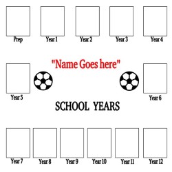 Personalised School Years Picture Frame | Prep to Year 12 Keepsake