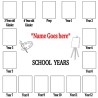 Personalised School Years Picture Frame | Prep to Year 12 Keepsake