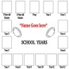 Personalised School Years Picture Frame | Magic Touch Creations