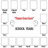 Personalised School Years Picture Frame | Magic Touch Creations