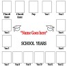 Personalised School Years Picture Frame | Prep to Year 12 Keepsake