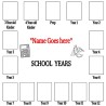 Personalised School Years Picture Frame | Magic Touch Creations