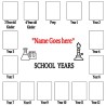 Personalised School Years Picture Frame | Magic Touch Creations
