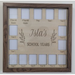 Personalised School Years Picture Frame | Prep to Year 12 Keepsake
