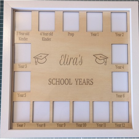 Personalised School Years Picture Frame | Magic Touch Creations