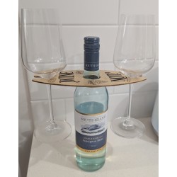 WINE NOT? Wooden Wine Glass Holder | Magic Touch