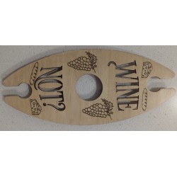 WINE NOT? Wooden Wine Glass Holder | Magic Touch
